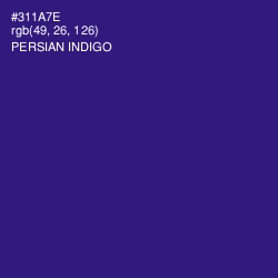 #311A7E - Persian Indigo Color Image