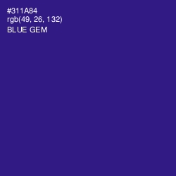 #311A84 - Blue Gem Color Image