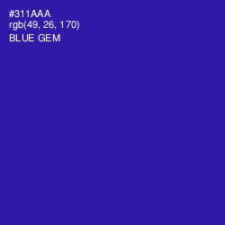 #311AAA - Blue Gem Color Image