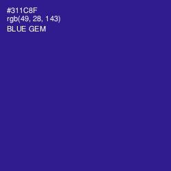 #311C8F - Blue Gem Color Image