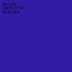 #311CA5 - Blue Gem Color Image