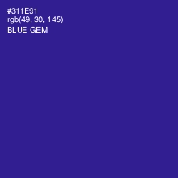 #311E91 - Blue Gem Color Image