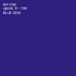 #311F80 - Blue Gem Color Image