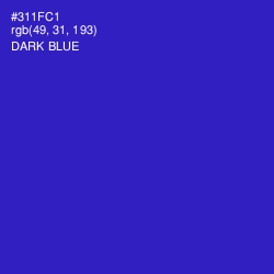 #311FC1 - Dark Blue Color Image