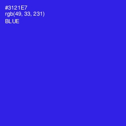 #3121E7 - Blue Color Image