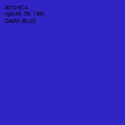 #3124C4 - Dark Blue Color Image