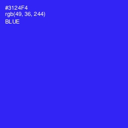 #3124F4 - Blue Color Image