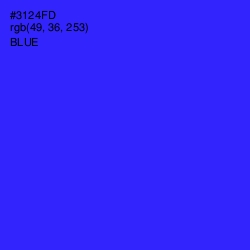 #3124FD - Blue Color Image