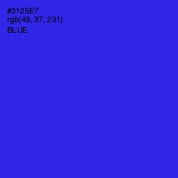 #3125E7 - Blue Color Image