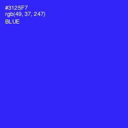 #3125F7 - Blue Color Image