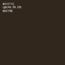 #31271C - Bistre Color Image