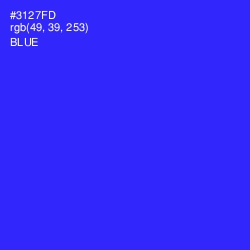 #3127FD - Blue Color Image