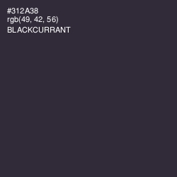 #312A38 - Blackcurrant Color Image