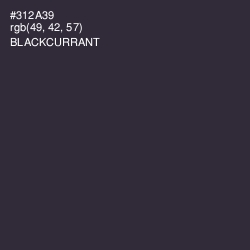 #312A39 - Blackcurrant Color Image