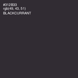 #312B33 - Blackcurrant Color Image