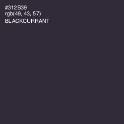 #312B39 - Blackcurrant Color Image