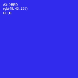 #312BED - Blue Color Image