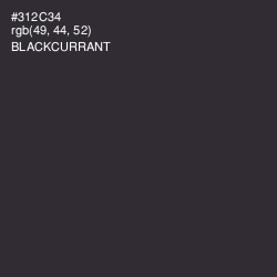 #312C34 - Blackcurrant Color Image