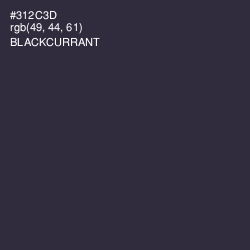 #312C3D - Blackcurrant Color Image