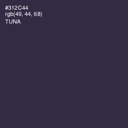 #312C44 - Tuna Color Image
