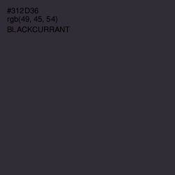 #312D36 - Blackcurrant Color Image