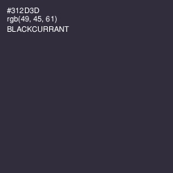 #312D3D - Blackcurrant Color Image