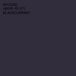 #312D3D - Blackcurrant Color Image