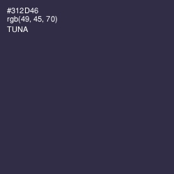 #312D46 - Tuna Color Image