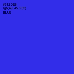 #312DE8 - Blue Color Image