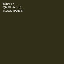 #312F17 - Black Marlin Color Image