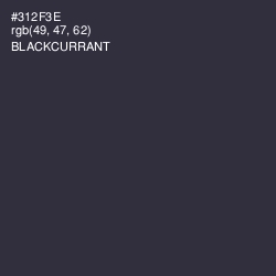 #312F3E - Blackcurrant Color Image