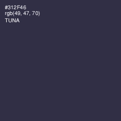 #312F46 - Tuna Color Image