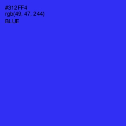 #312FF4 - Blue Color Image