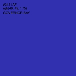 #3131AF - Governor Bay Color Image