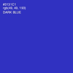 #3131C1 - Dark Blue Color Image