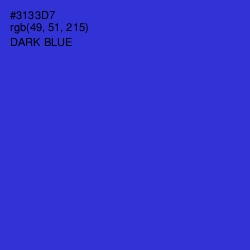 #3133D7 - Dark Blue Color Image