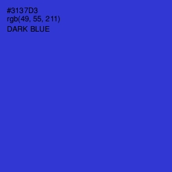 #3137D3 - Dark Blue Color Image