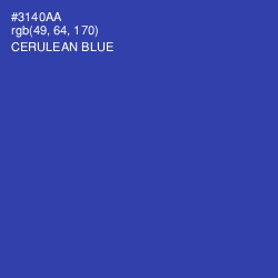 #3140AA - Cerulean Blue Color Image