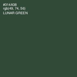 #314A38 - Lunar Green Color Image