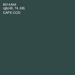 #314A44 - Cape Cod Color Image