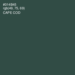 #314B45 - Cape Cod Color Image