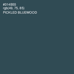 #314B55 - Pickled Bluewood Color Image