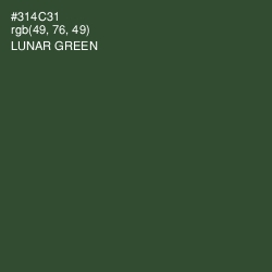 #314C31 - Lunar Green Color Image