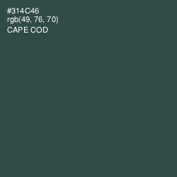 #314C46 - Cape Cod Color Image