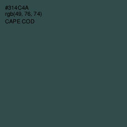 #314C4A - Cape Cod Color Image