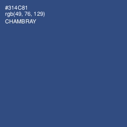 #314C81 - Chambray Color Image