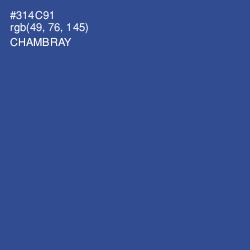 #314C91 - Chambray Color Image