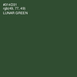 #314D31 - Lunar Green Color Image