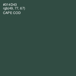 #314D43 - Cape Cod Color Image