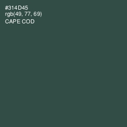 #314D45 - Cape Cod Color Image